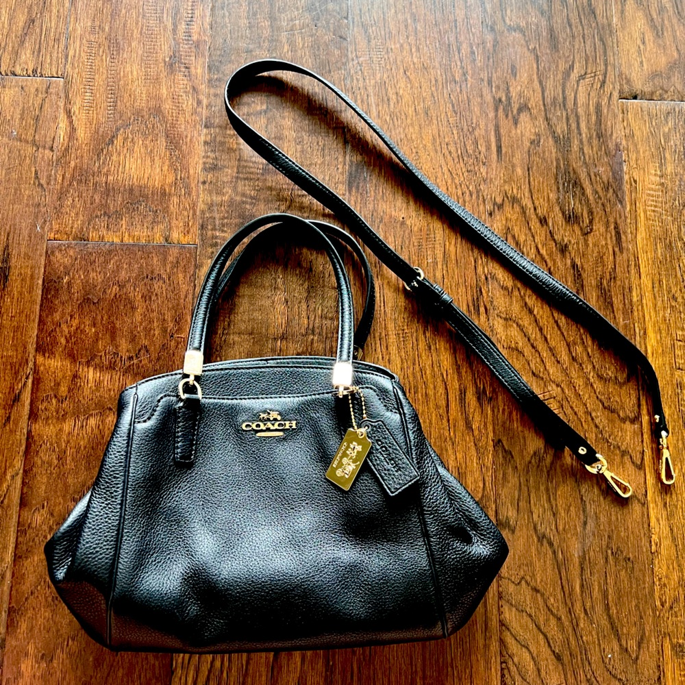 Coach Black Minetta Handbag